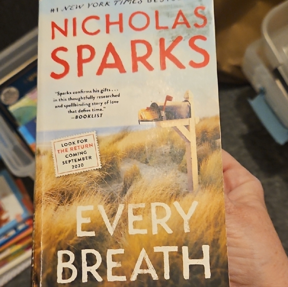 Nicholas Sparks 'Every Breath' Book. Buy 1 Book Listing, Get 1 Free